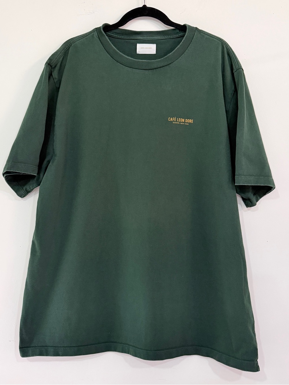 Aimé Leon Dore Café Leon Dore New York Queen T Shirt Green XXL Made in Canada
